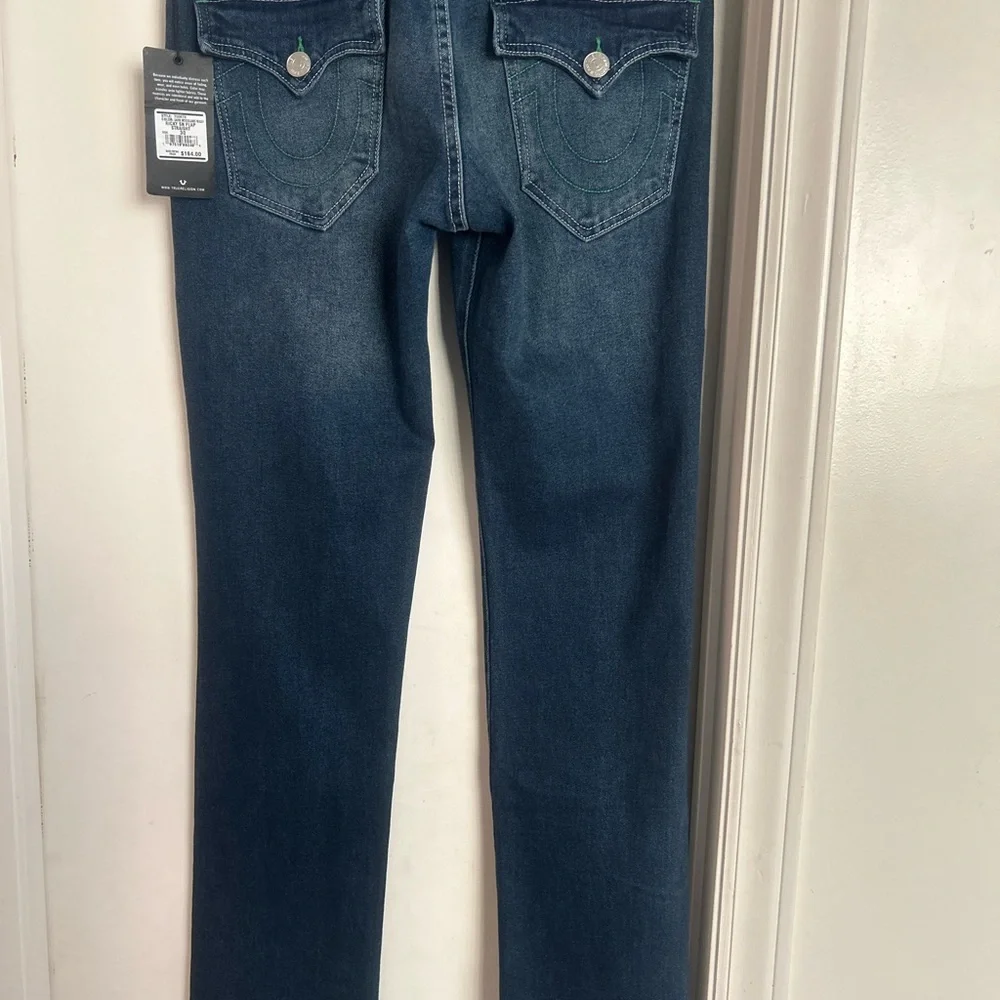 True Religion Dark Blue Men's Straight Jeans‎ 30/34